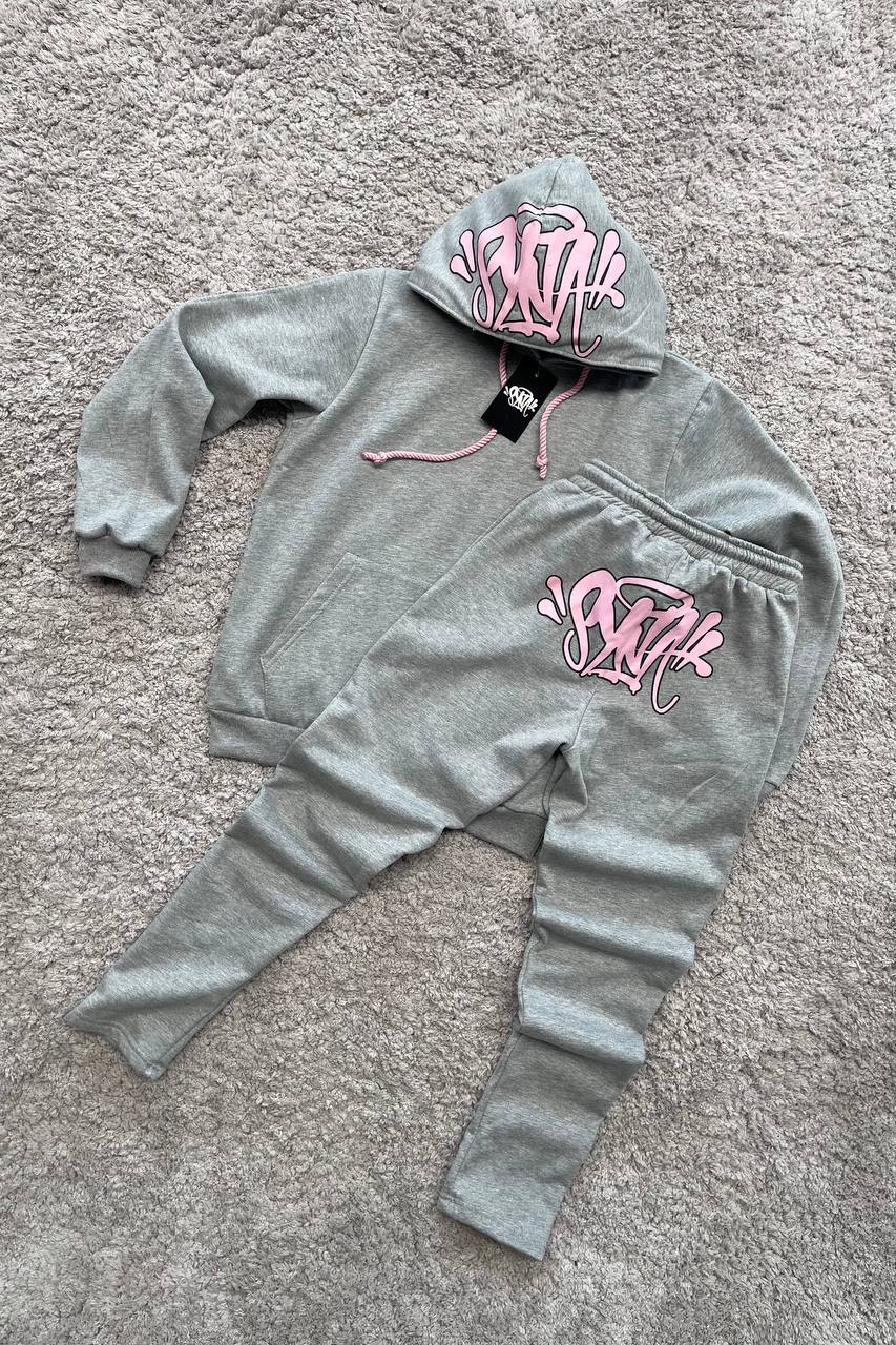 Chandal Syna gris rosa