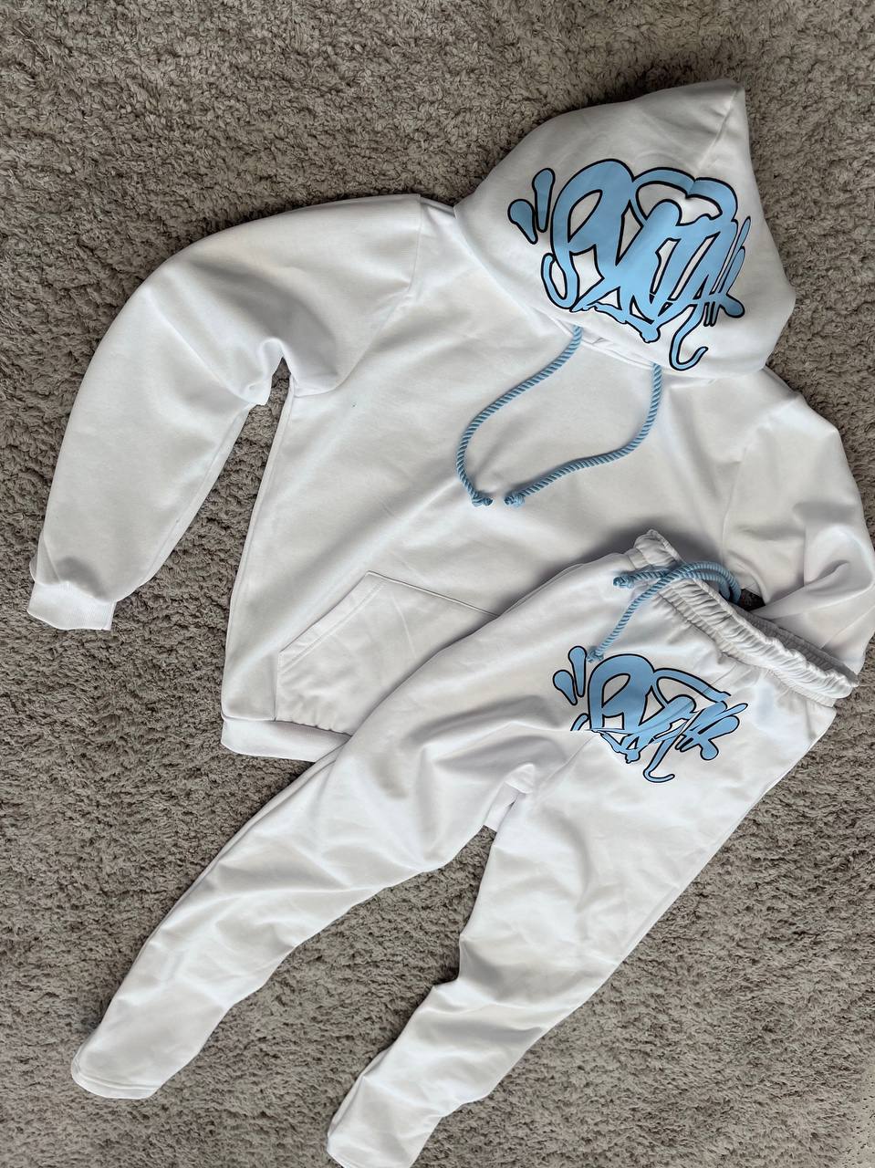 Chandal Syna blanco azul