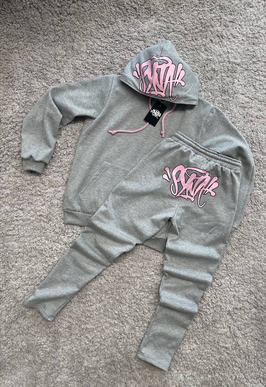 Chandal Syna gris rosa