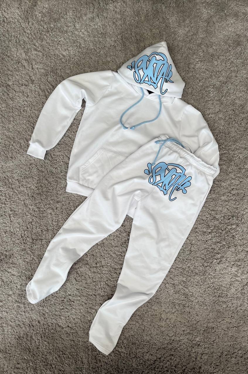 Chandal Syna blanco azul